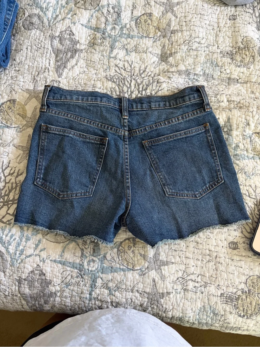 GAP Dark Blue Denim Cutoff Shorts